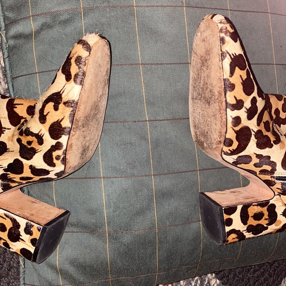 Coach Cheetah print ankle booties - Picture 2 of 4